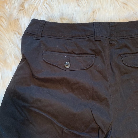 Liz Claiborne Chino Shorts Black Tall - Picture 7 of 10